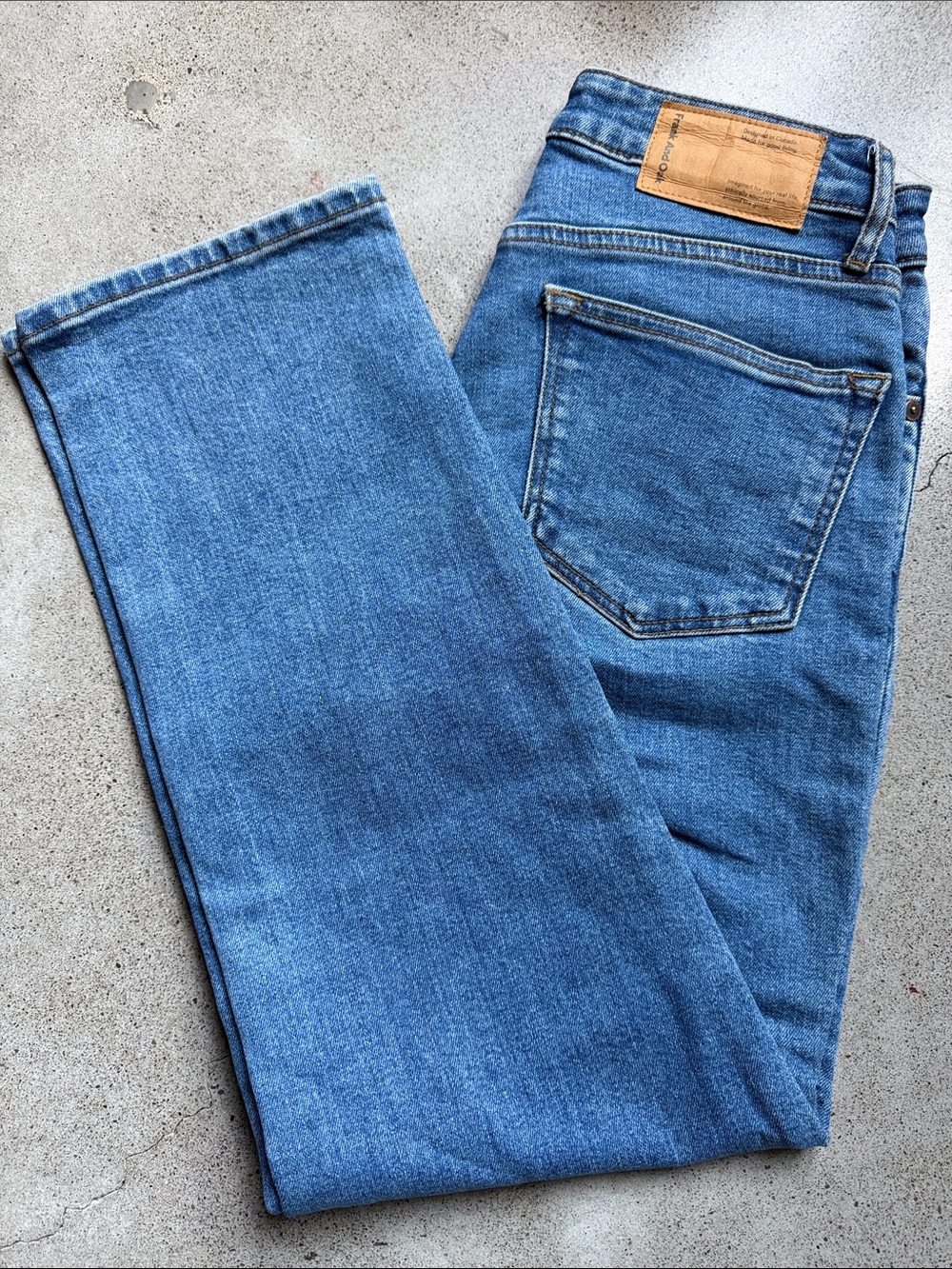 Frank and Oak Patti Straight Jeans